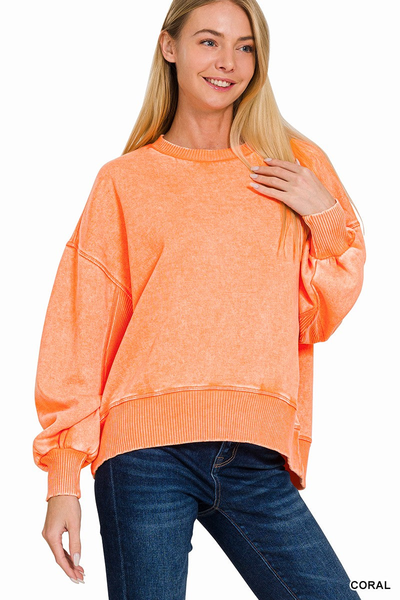 Acid Wash Fleece Spring Colors