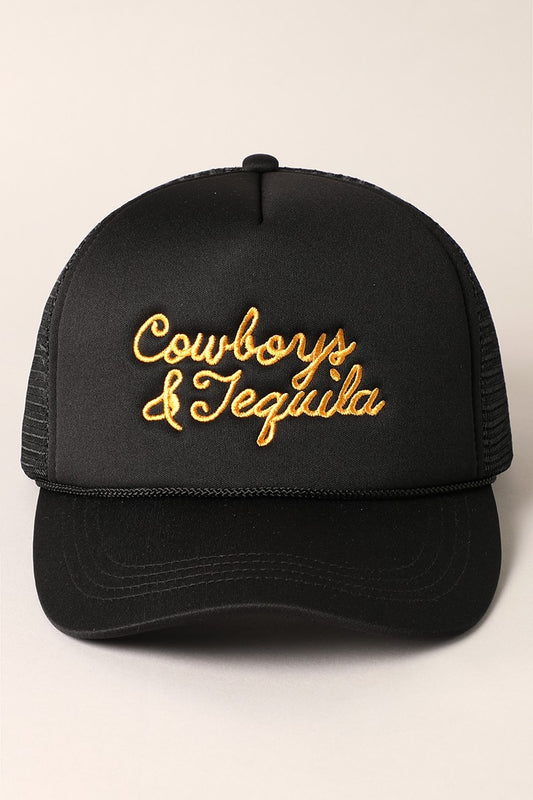 Cowboys and Tequila Trucker Hat