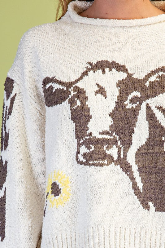 Cutest Cow Sweater