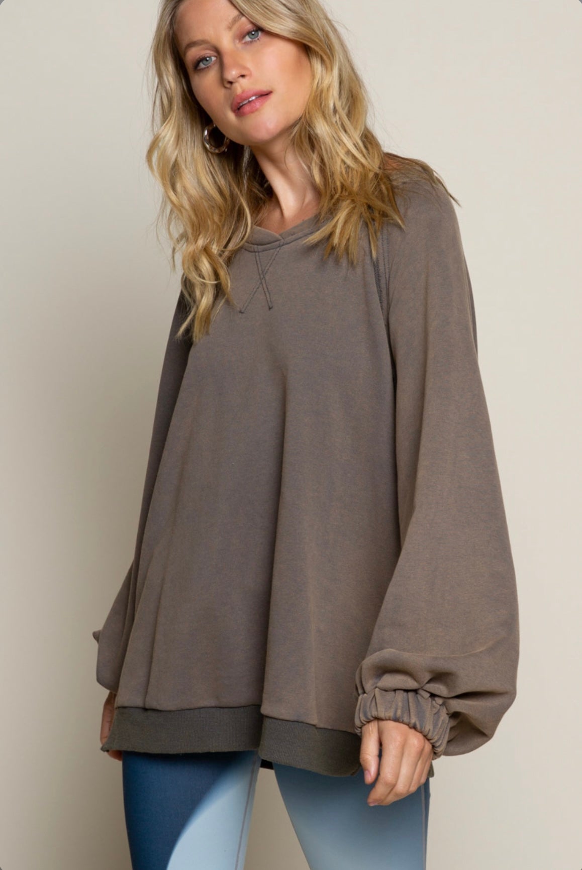 Criss Cross Back Sweatshirt