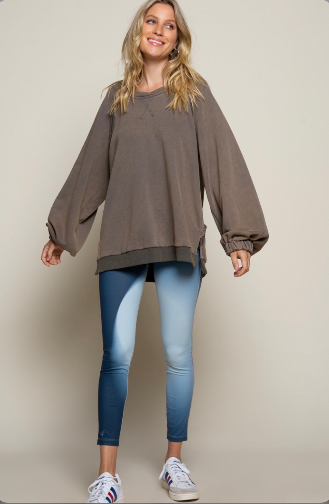 Criss Cross Back Sweatshirt