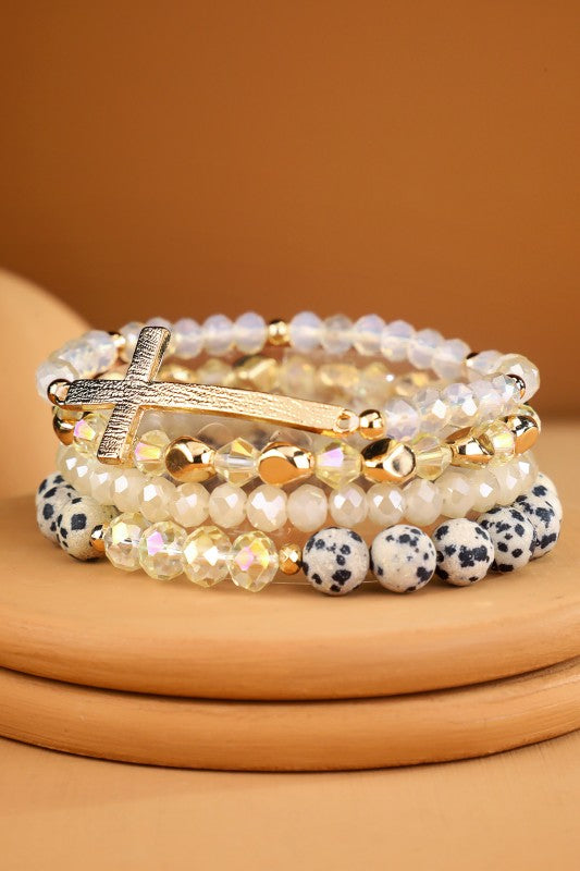 Cross Bracelet Stack
