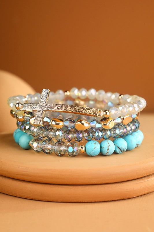 Cross Bracelet Stack