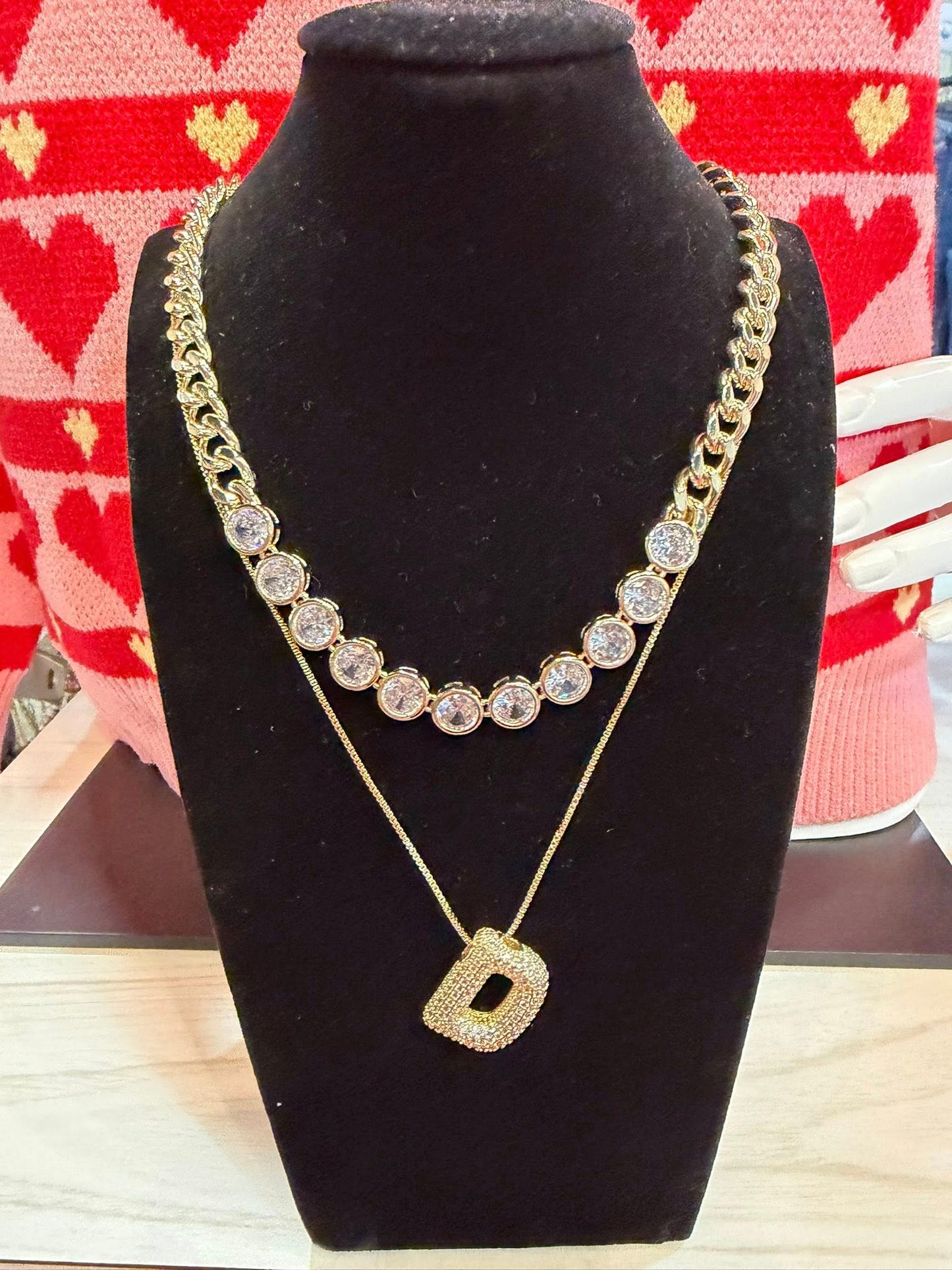 CZ Bezel Station Chain
