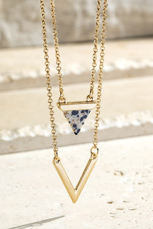 Triangle Layered Necklace