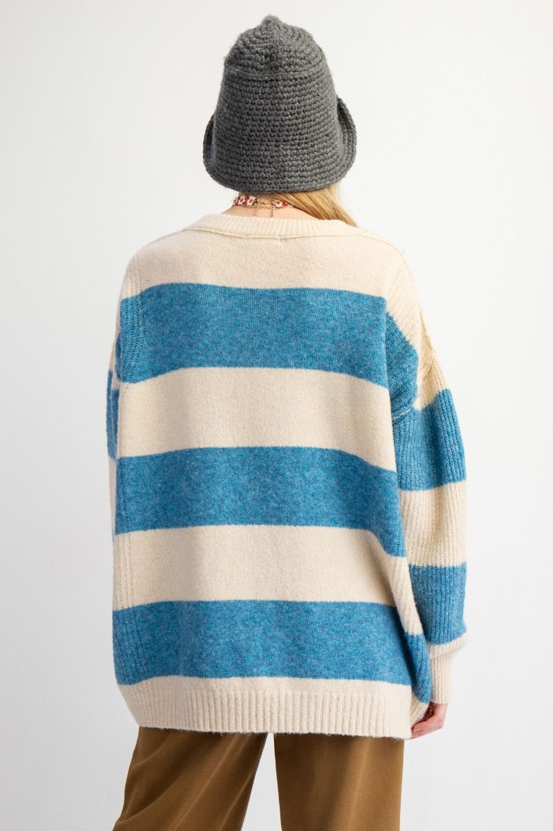 Oversized Striped Sweater