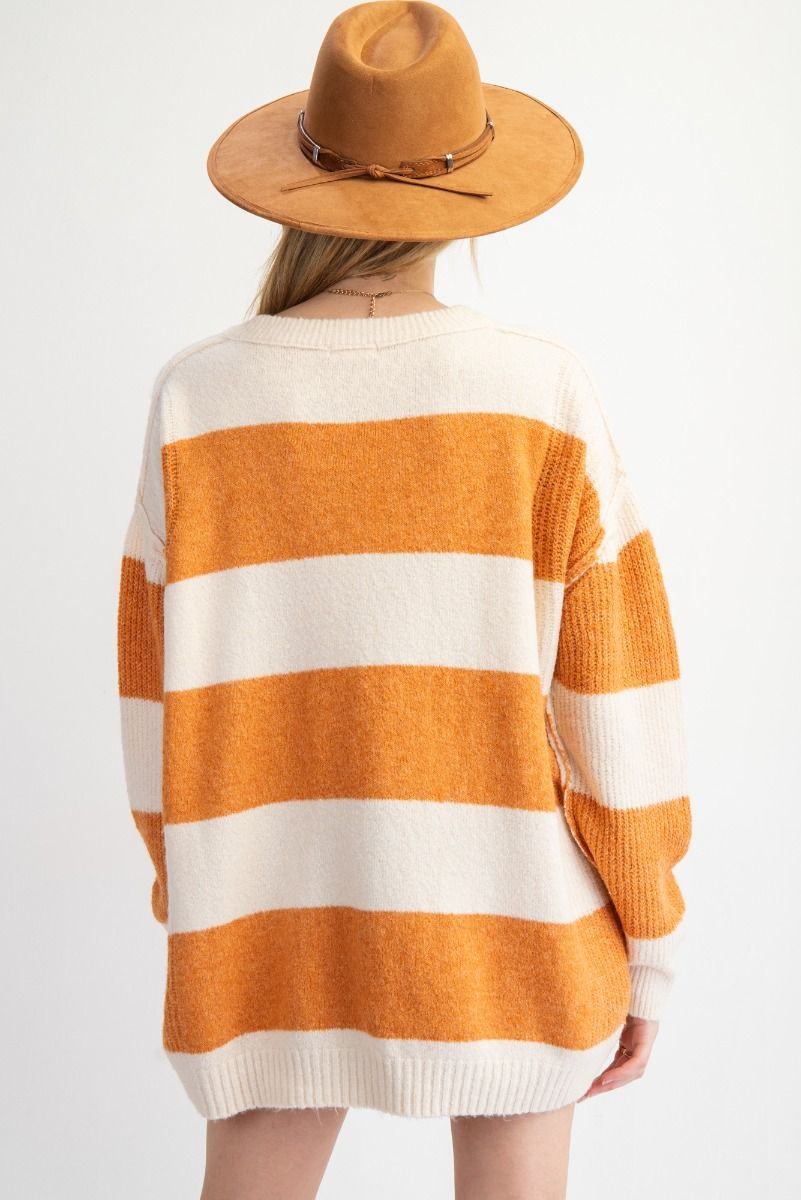 Oversized Striped Sweater
