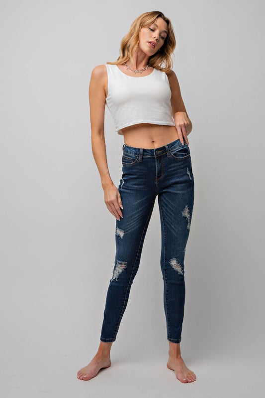 Eve Skinny Distressed Jeans