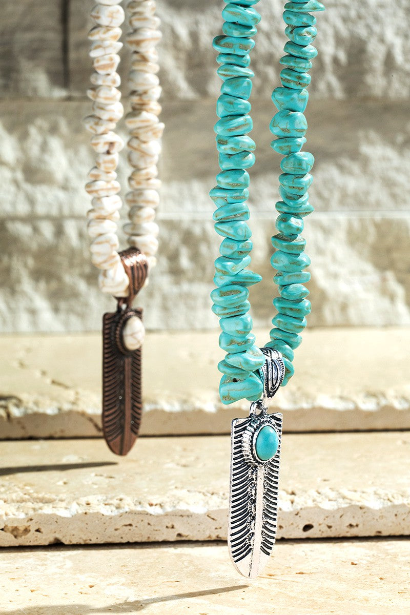 Western Feather Necklace