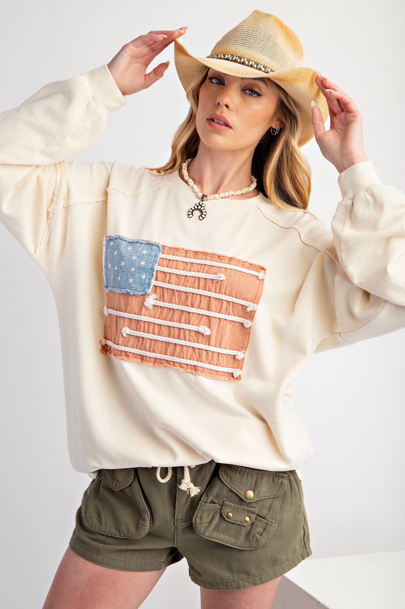 Rope Flag Sweatshirt