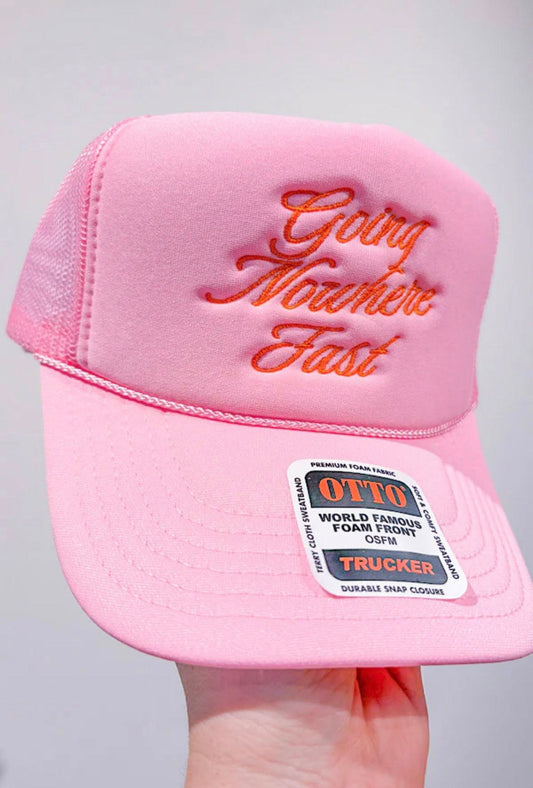 Going Nowhere Fast Trucker Hat