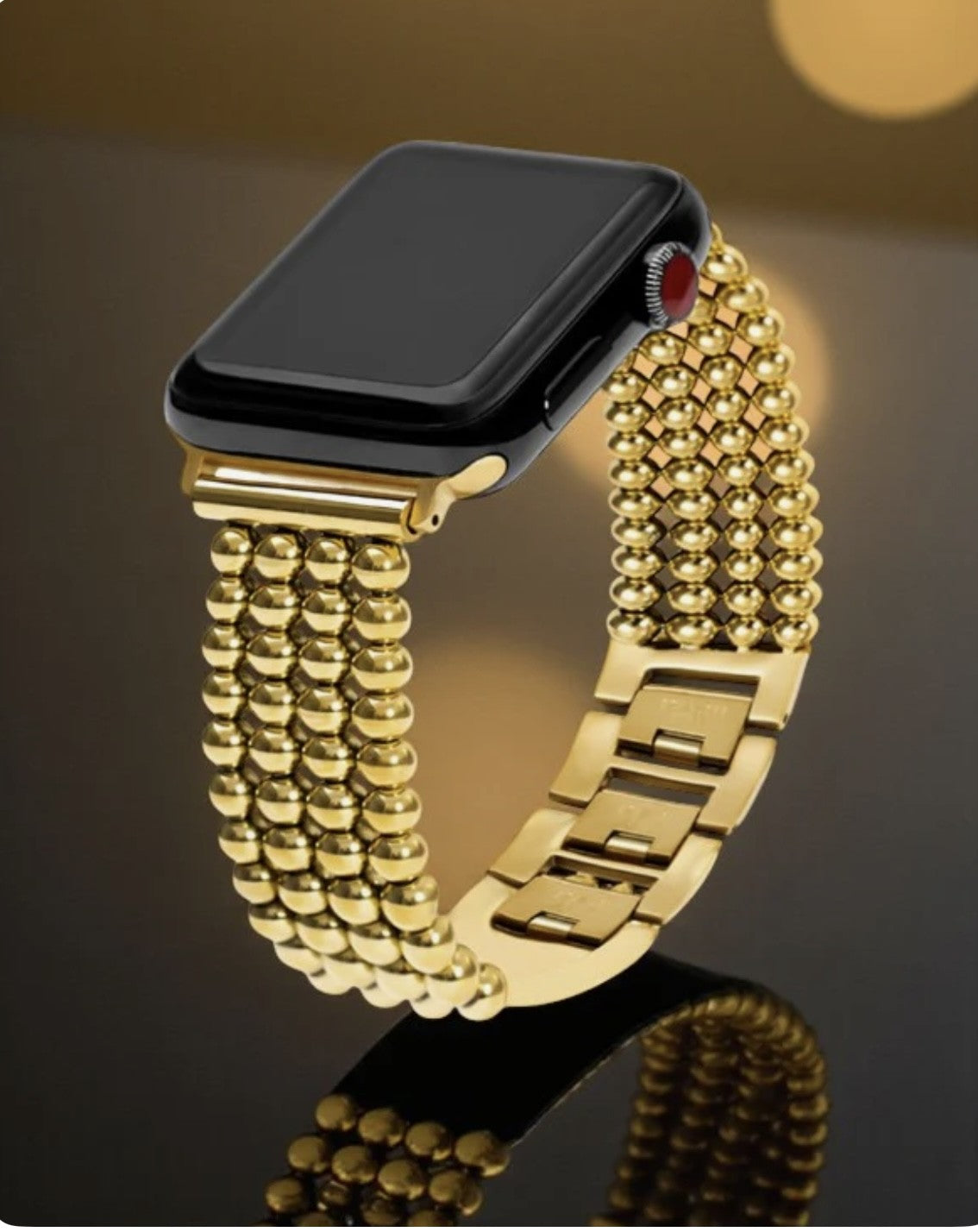Gold Ball Apple Watch Band