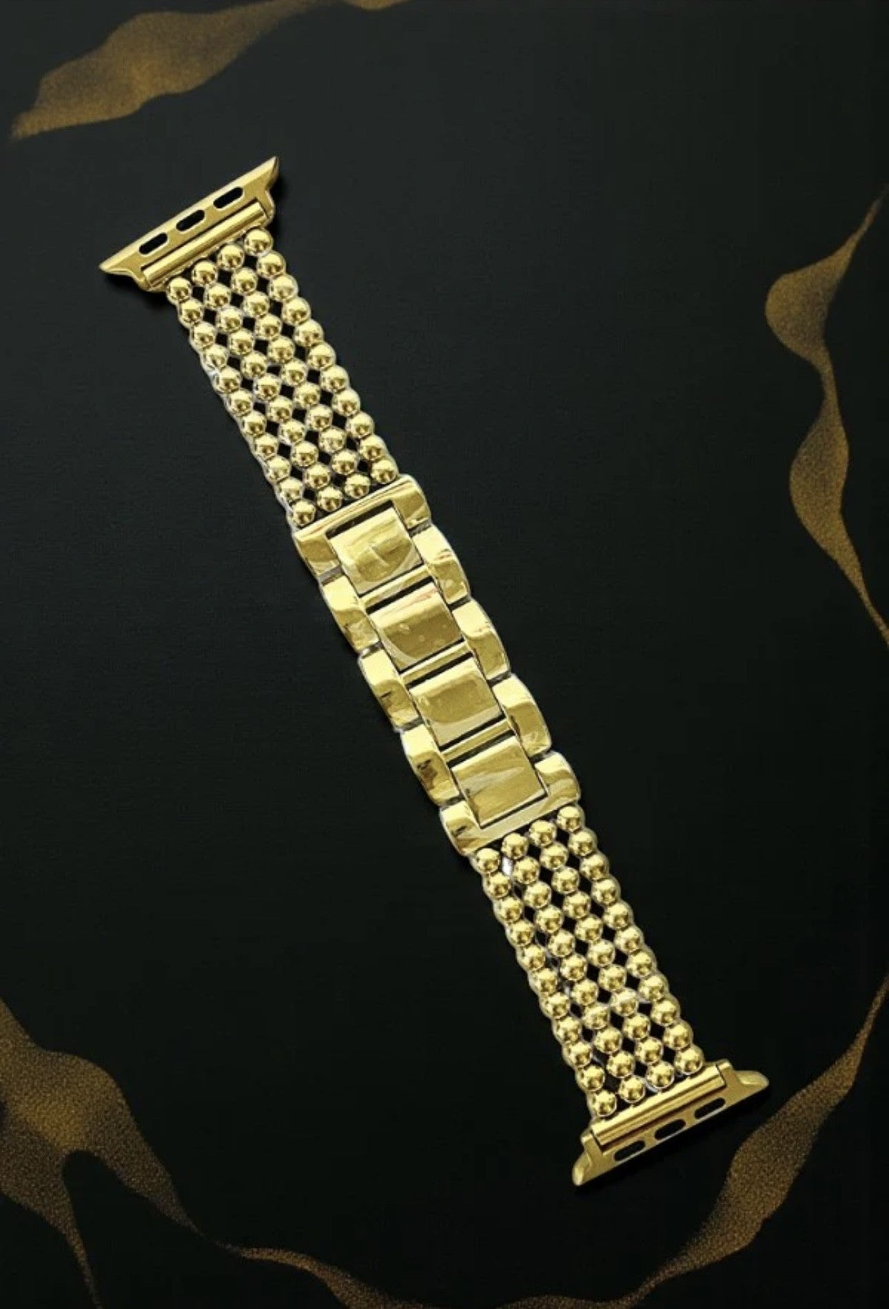 Gold Ball Apple Watch Band