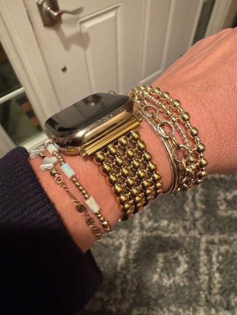 Gold Ball Apple Watch Band