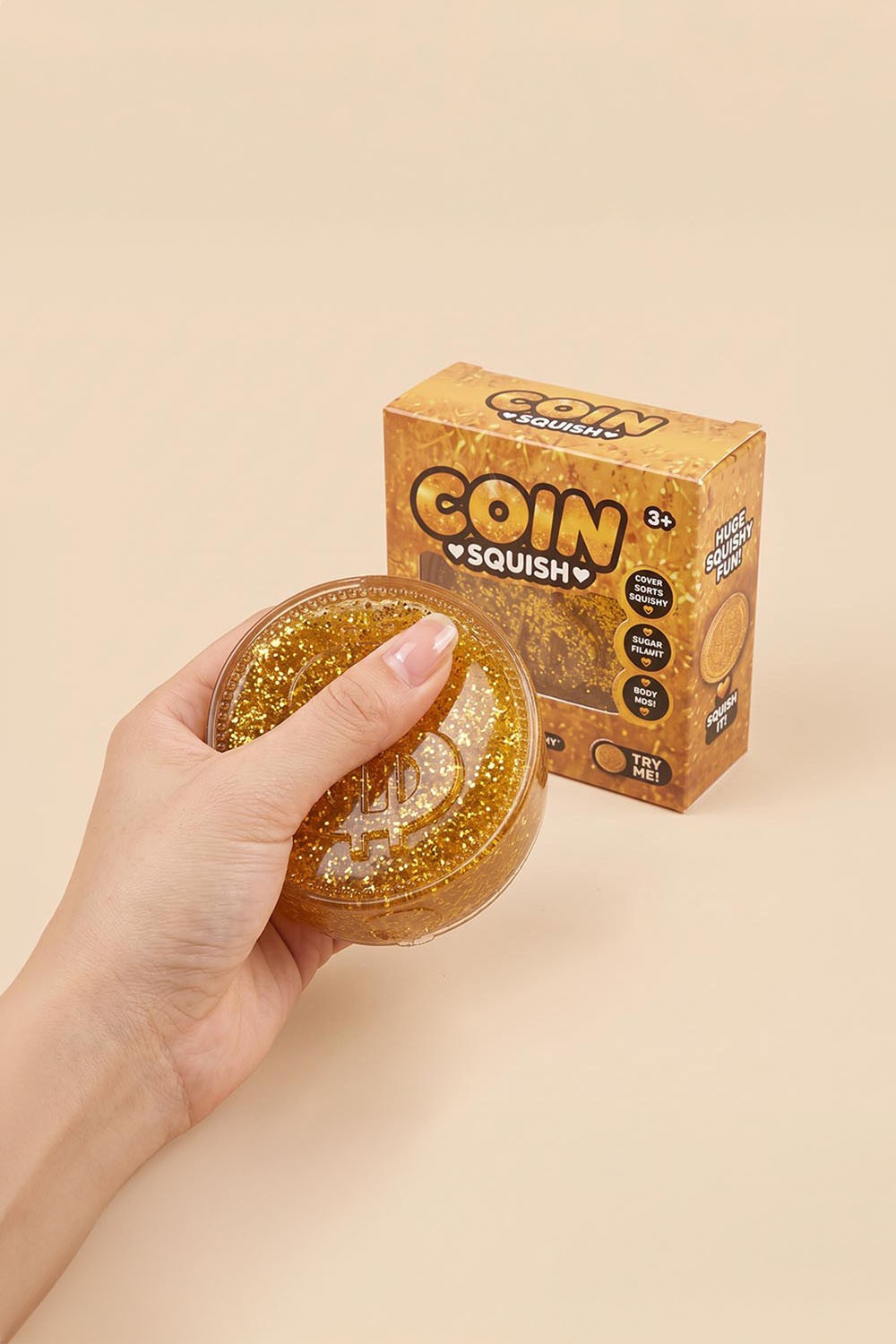 Glitter Squishy Coin