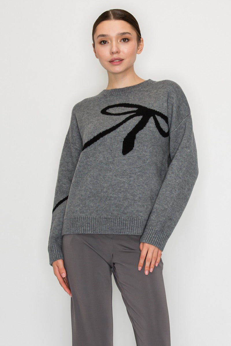 Winter Bow Sweater