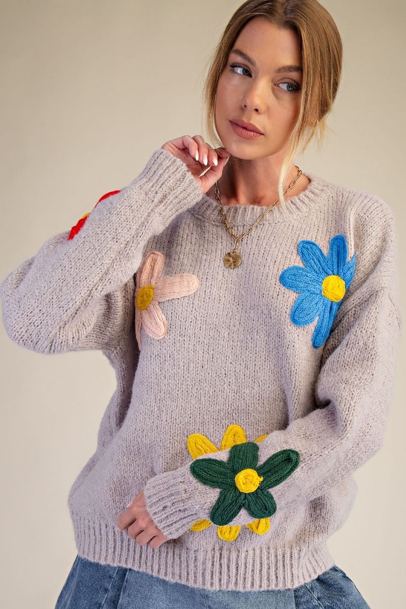 Pretty Posies Sweater