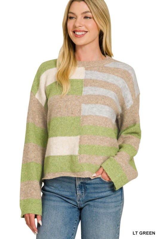 Fall Colorblock Sweater