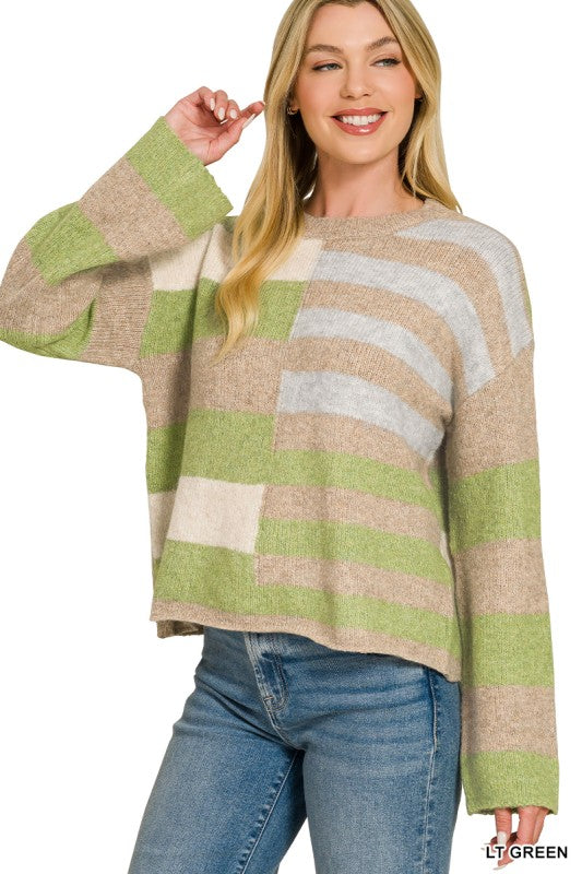 Fall Colorblock Sweater