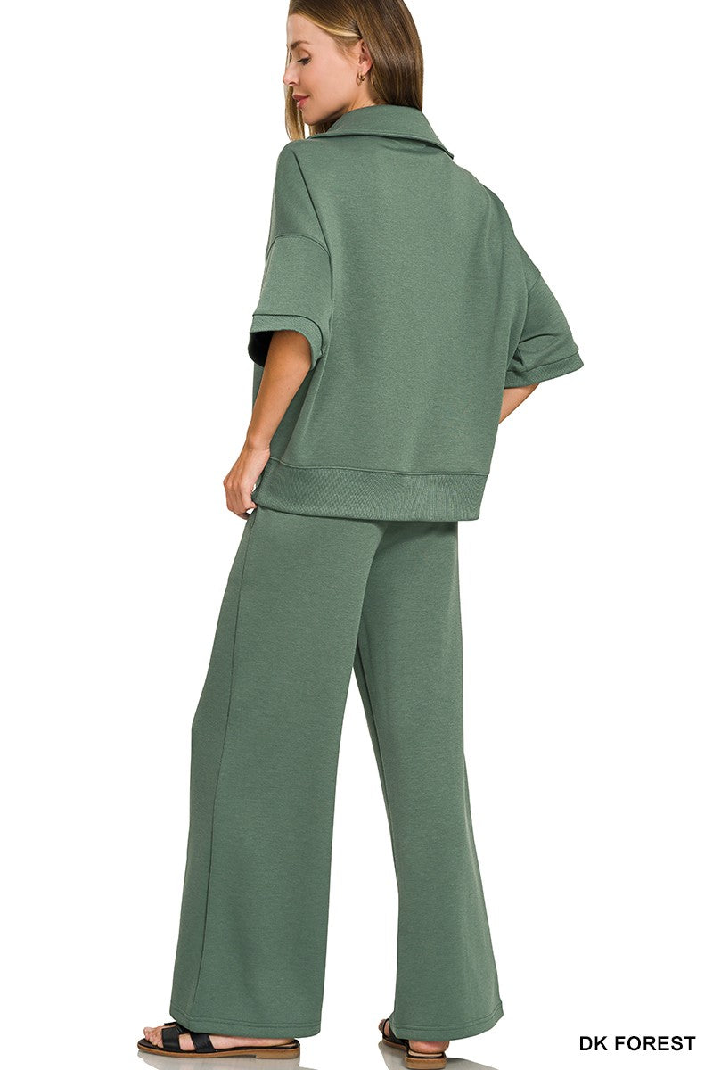 Collared shirt and pant set