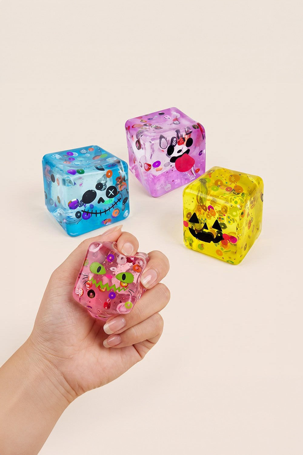 Halloween squishy cubes
