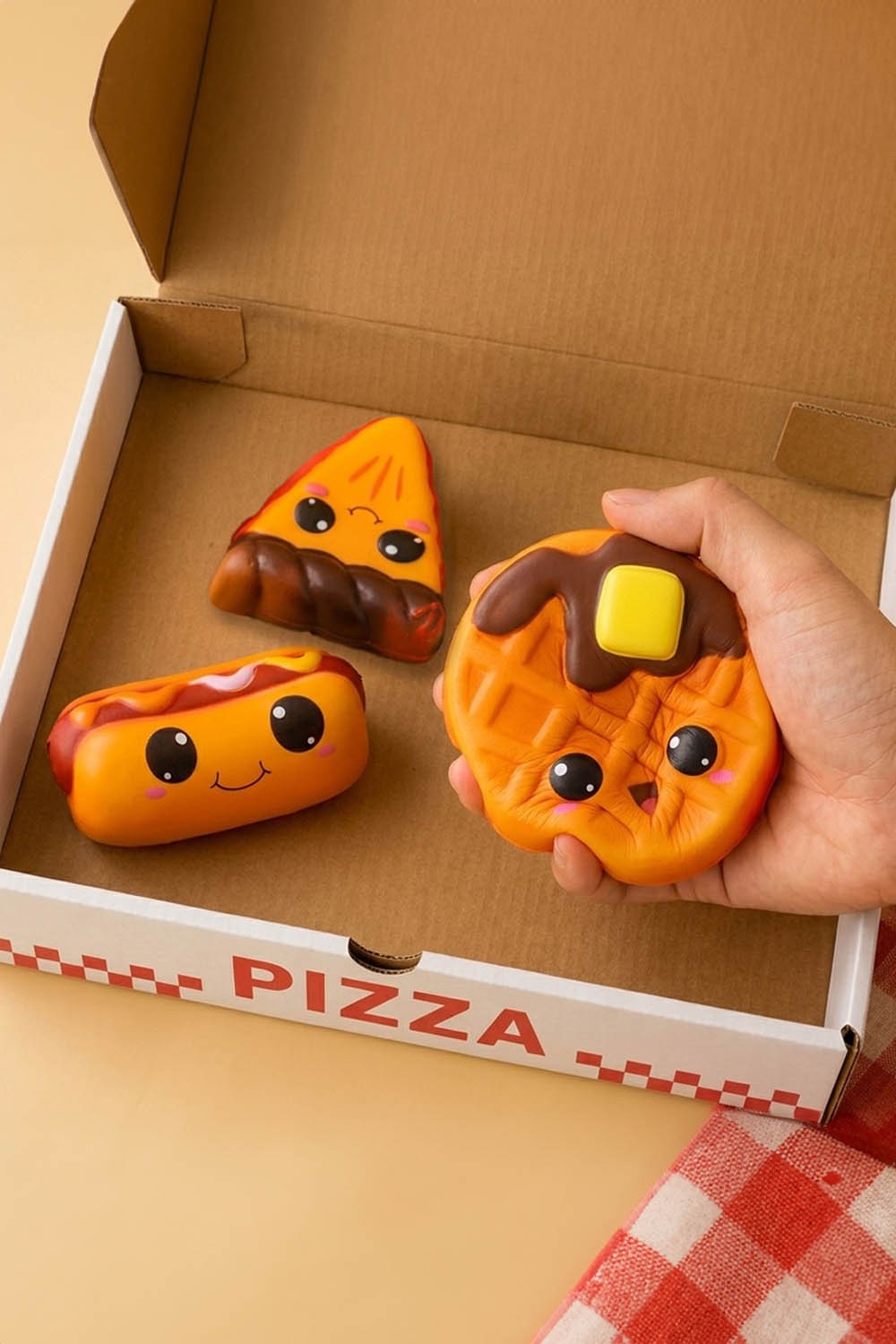 Squishy Happy Food Stress Ball