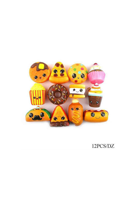 Squishy Happy Food Stress Ball