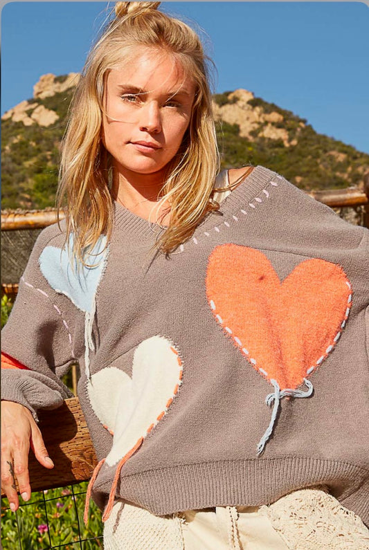 Heart in the Clouds Sweater