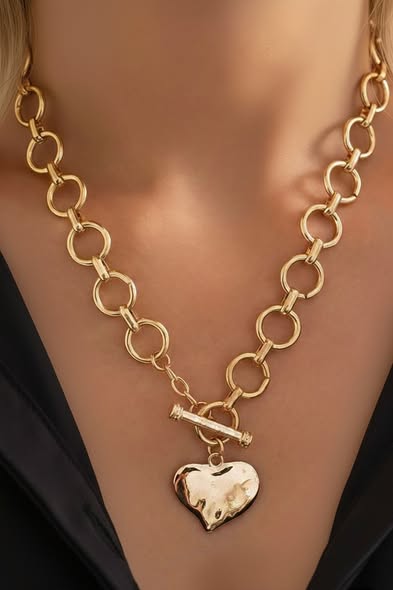 Toggle heart Necklace