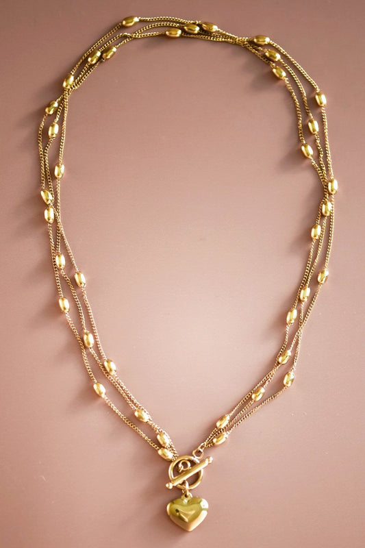 Heart Toggle Necklace