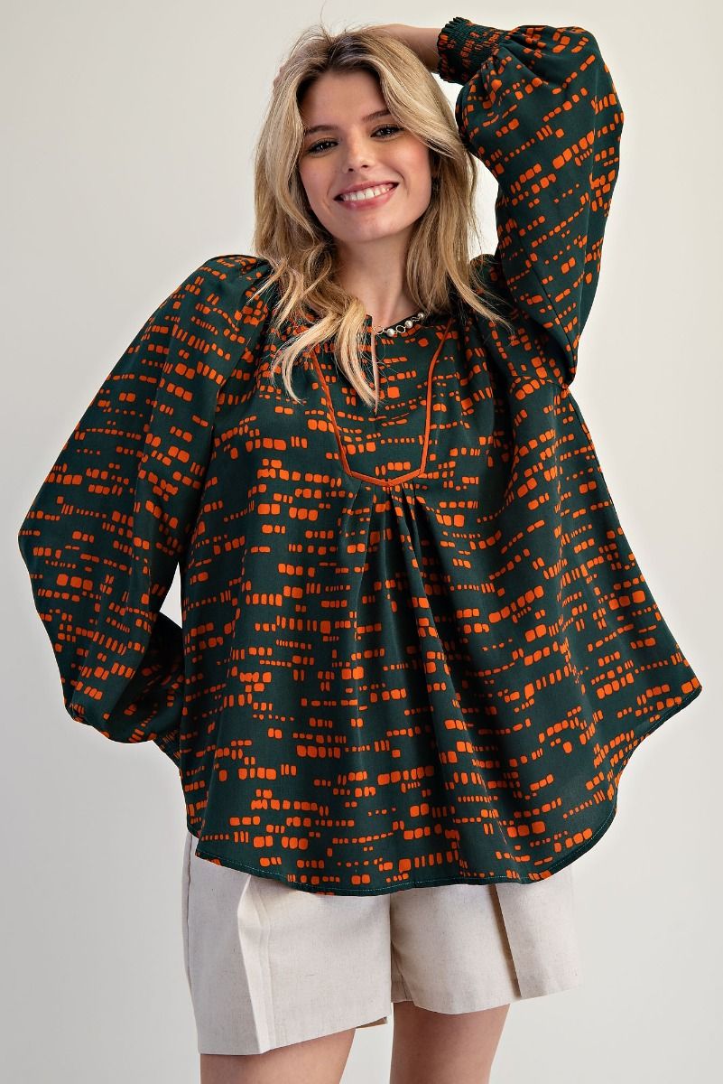 Jungle Green Dress top