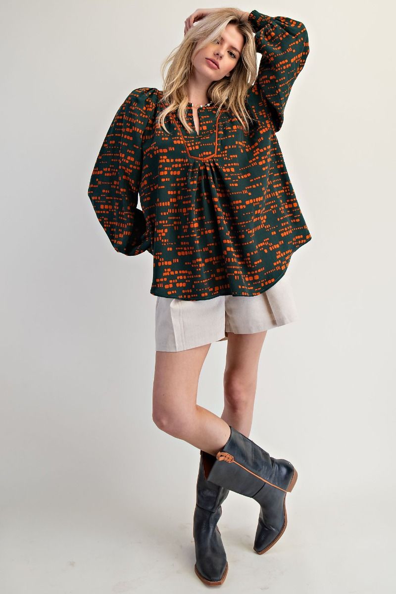 Jungle Green Dress top
