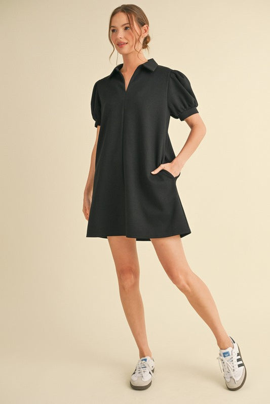 Jersey Collar Dress