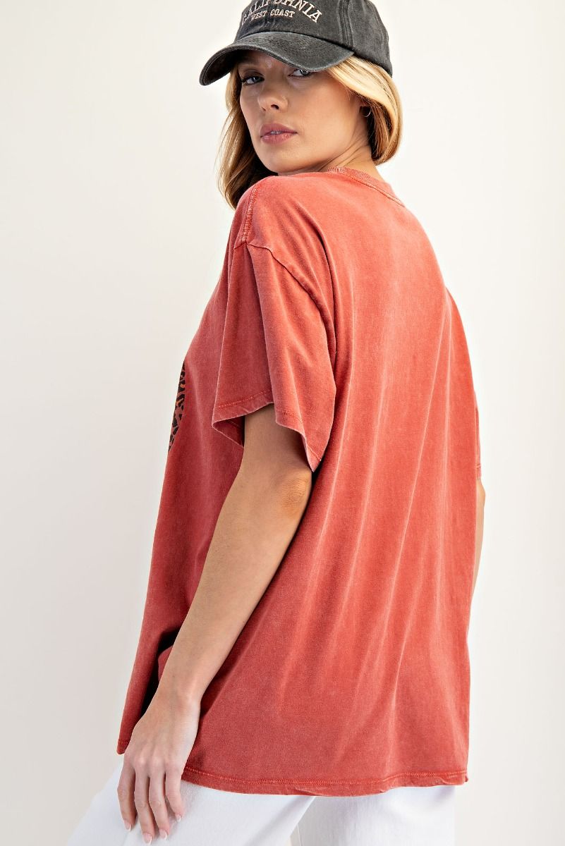 Leopard Smiley Tee