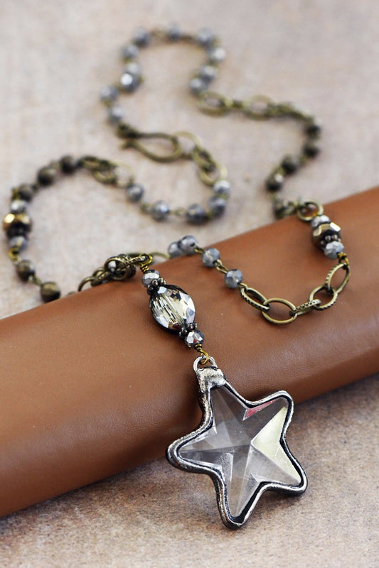 Beaded Star Necklace