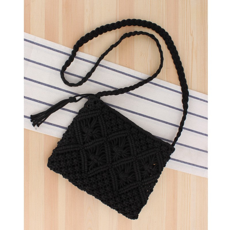 Crossbody macrame Bag