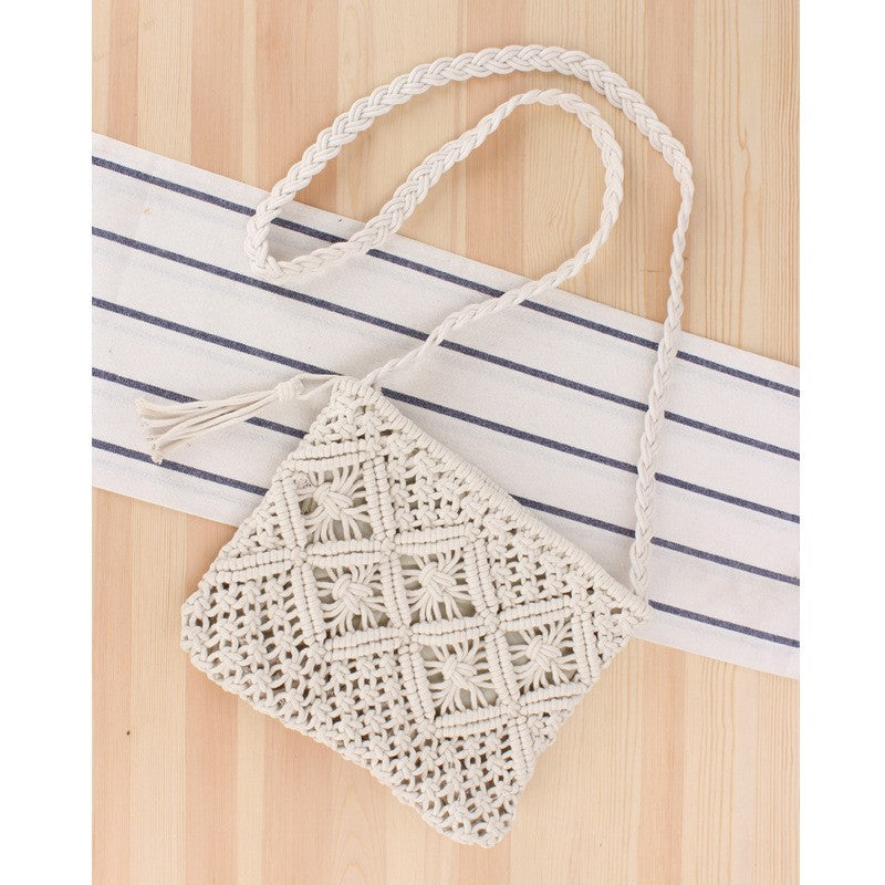 Crossbody macrame Bag