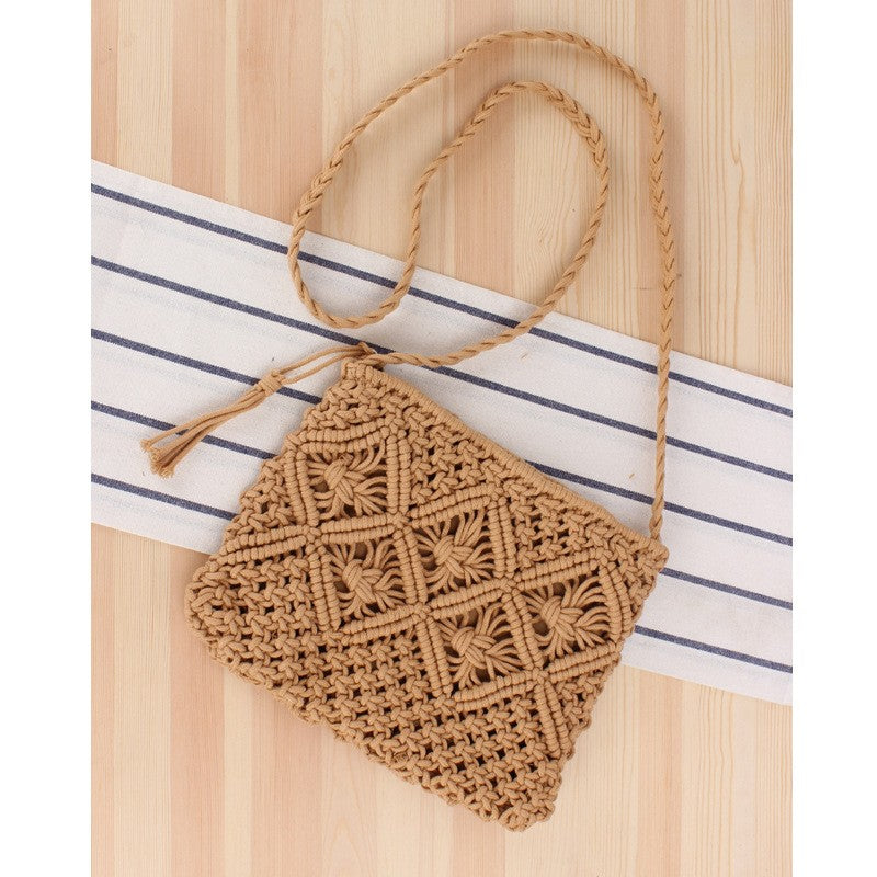 Crossbody macrame Bag