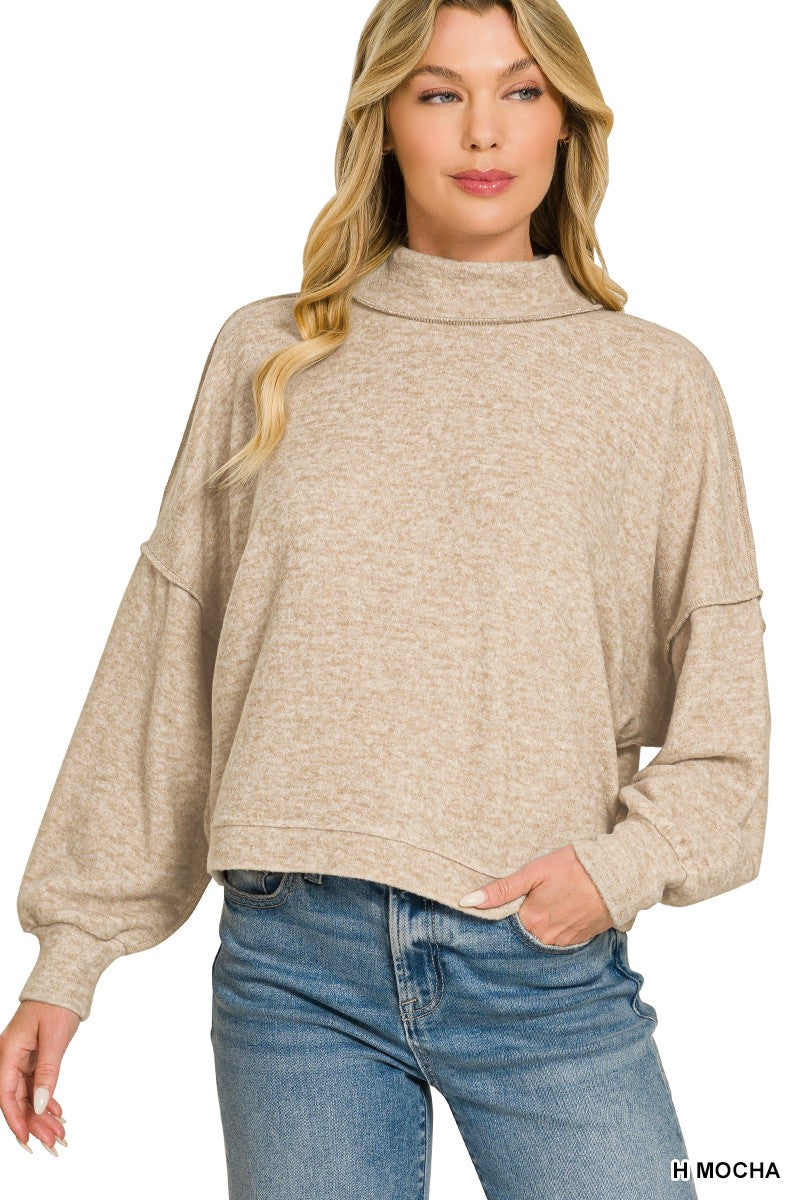 Brushed Fleece Sweater