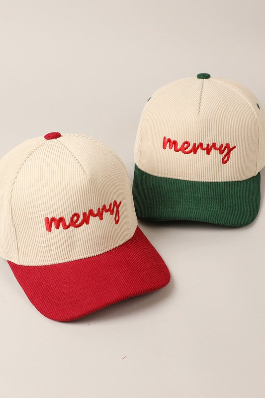 Corduroy Merry Hat