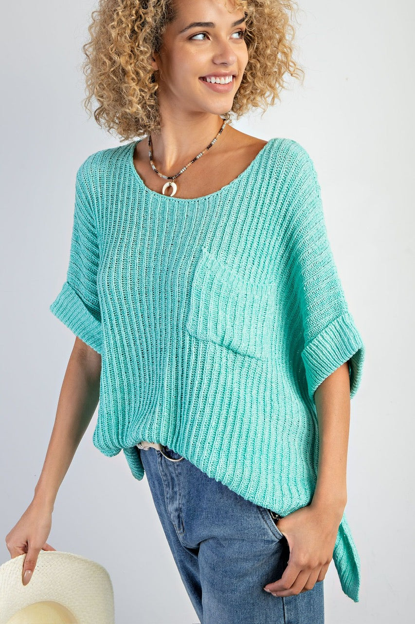 Oversized Mint Sweater