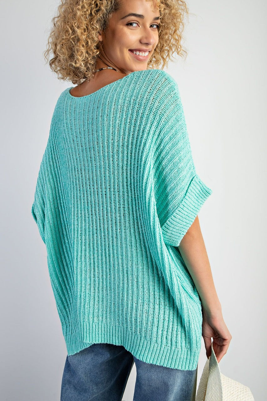 Oversized Mint Sweater