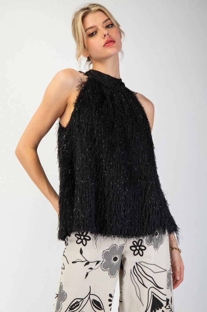 Sparkly Mohair Halter