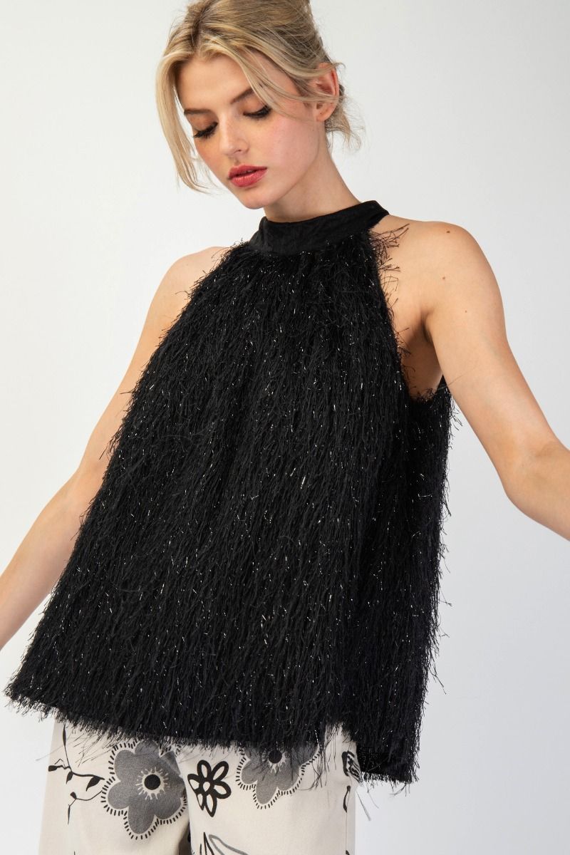 Sparkly Mohair Halter