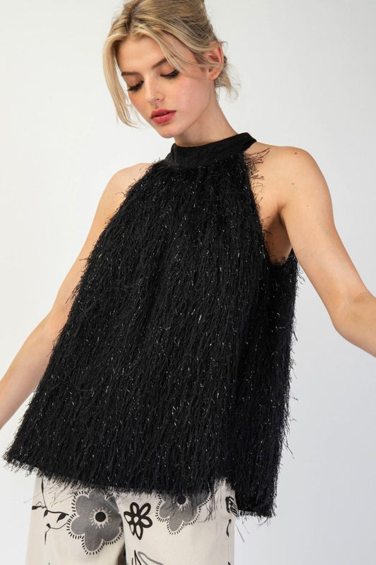 Sparkly Mohair Halter