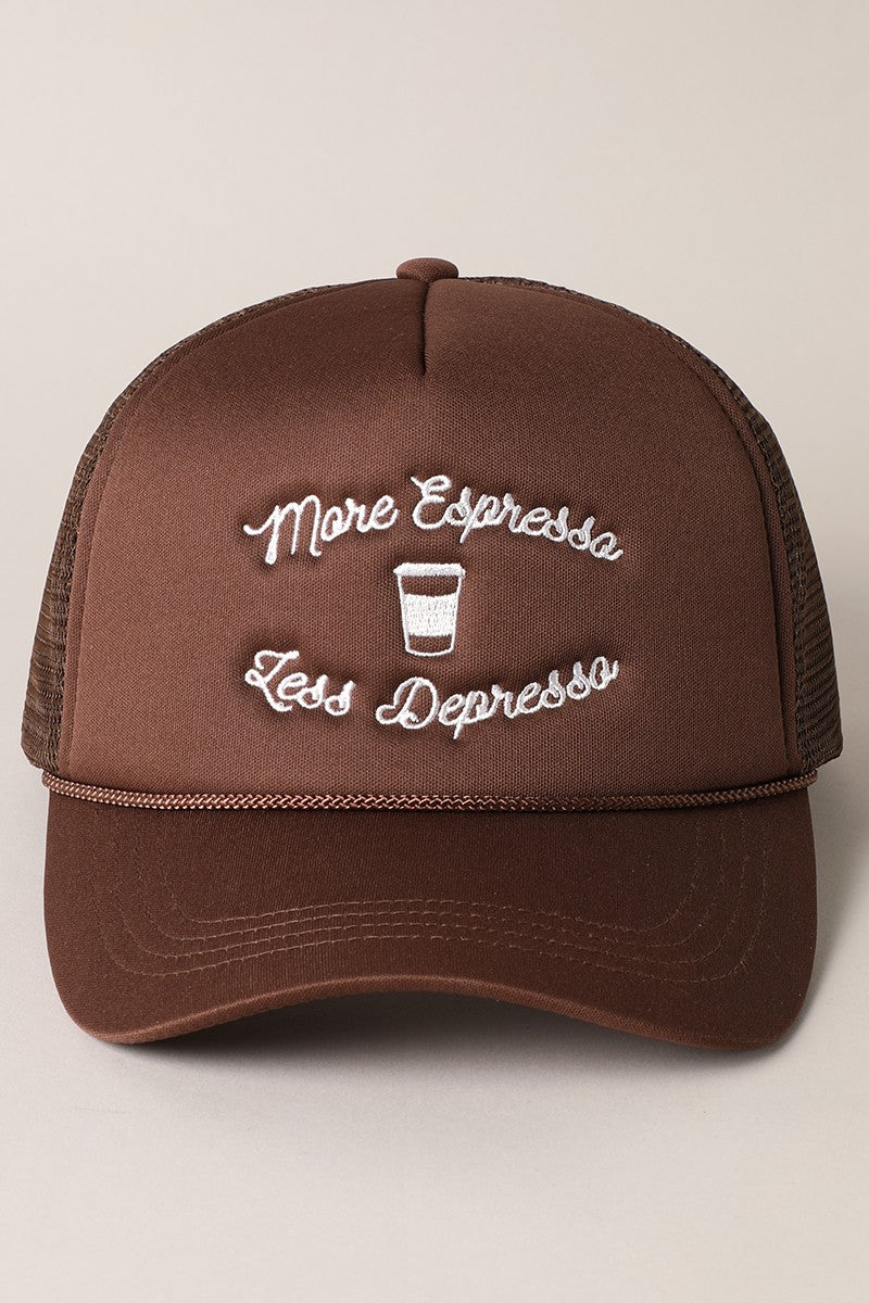 More Espresso Trucker Hat