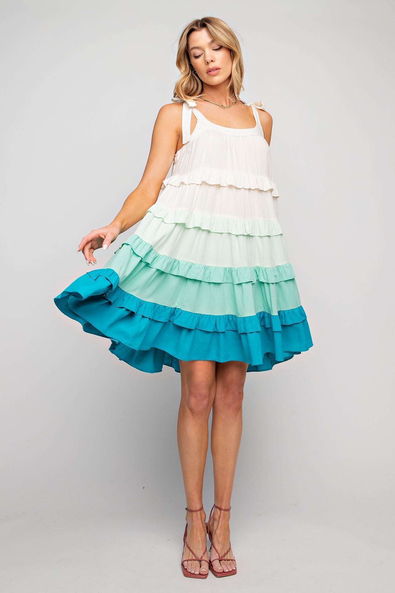 Ocean blue Ombre Dress