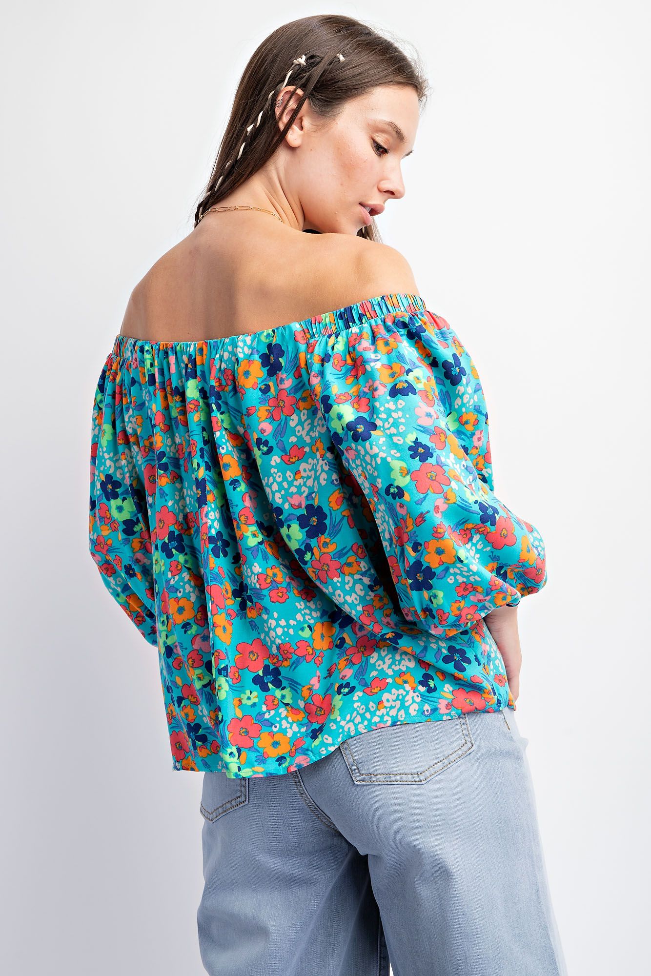 Off the Shoulder Posies Top