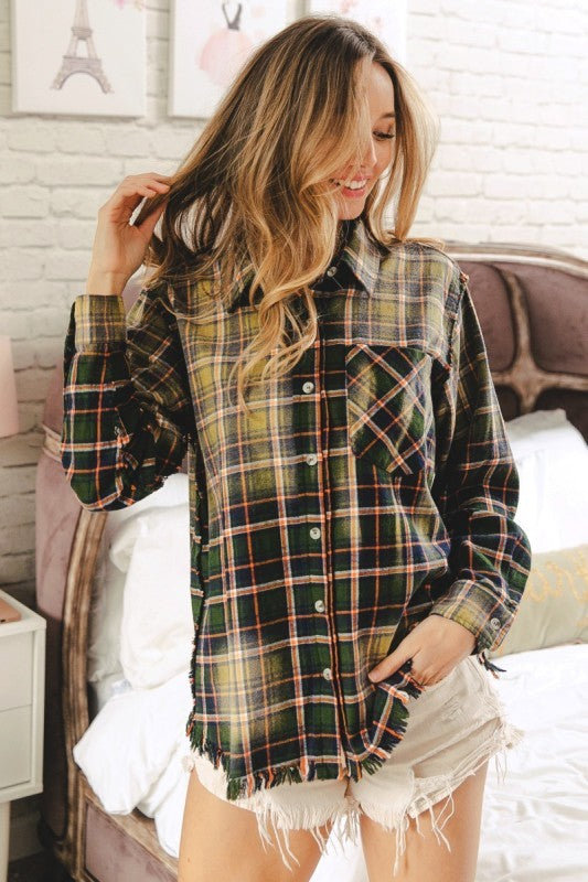 Olive Bleached Flannel