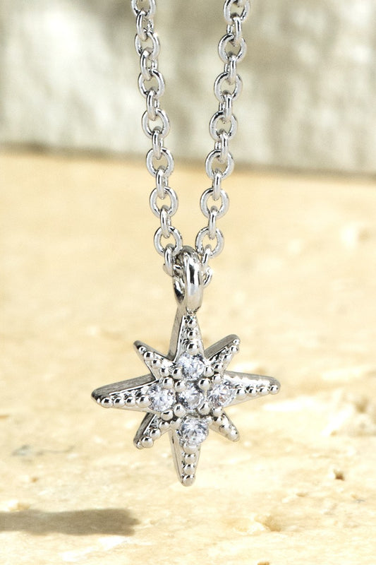 Starburst Pave Crystal Necklace